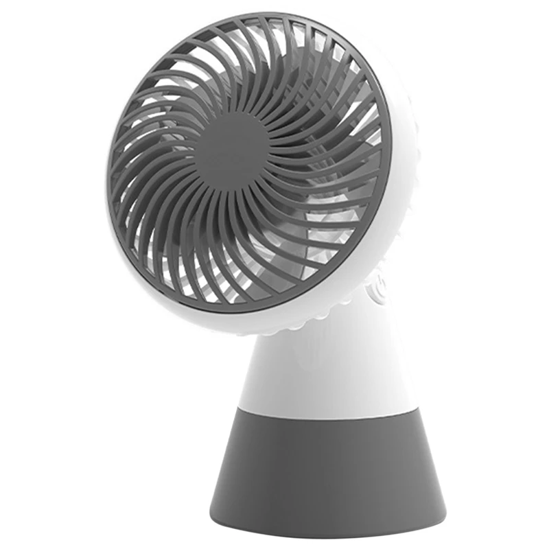 

Hot TOD-Sothing Desktop Fan Rainforest Version Mini Fan Rechargeable Handheld Super Wind Silent Fan Cooler For Home