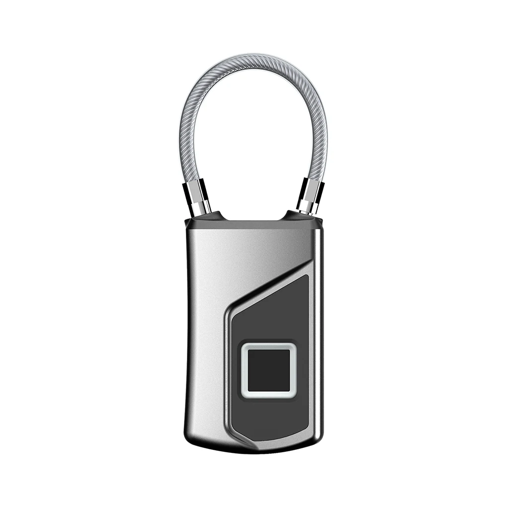 

Мини-USB Перезаряжаемый интеллектуальный замок без ключа с идентификацией отпечатков пальцев Противоугонный безопасный замок