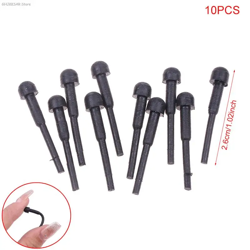 

2.6cm 10pcs Replacement Rubber Bumper silencer Hair Scissors Barber Shears Stopper Black Wholesale