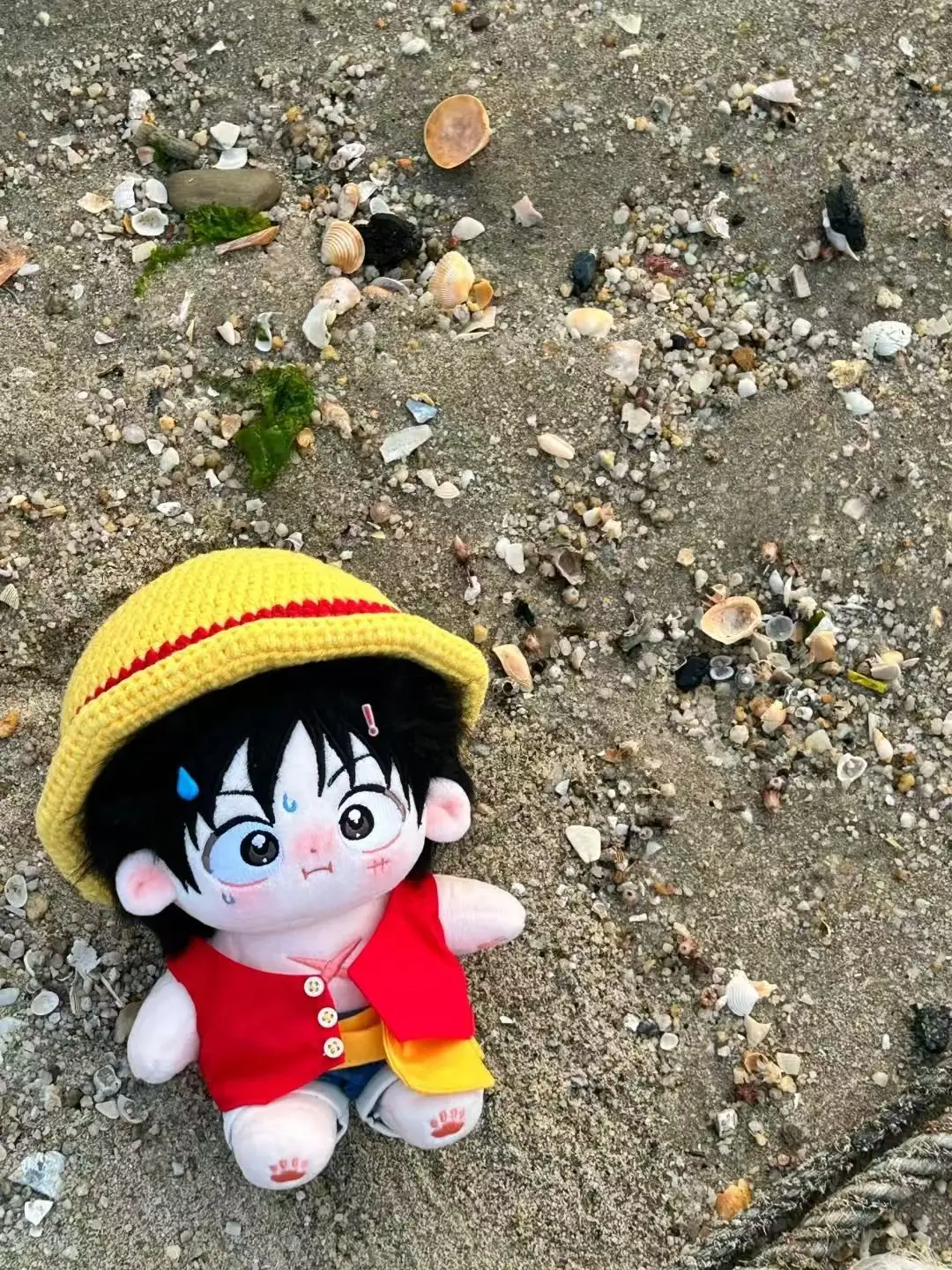 20 см аниме ONE PIECE Monkey D Luffy Kawaii косплей фигурки одеваются хлопковые куклы игрушки