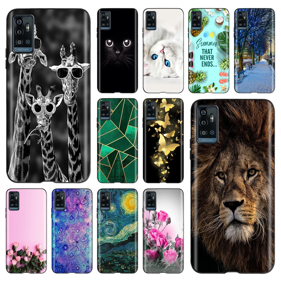 Чехол для ZTE Blade A71, мультяшный Лев, мягкий силиконовый чехол для телефона s для ZTE Blade A51, A 71, A 51, чехол для телефона BladeA71 2021, A7030, бампер