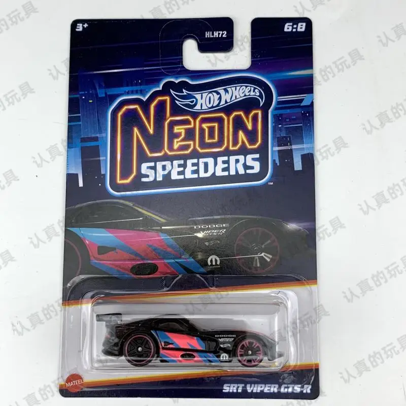 HOT WHEELS 1:64 неоновые вспышки DODGE SRT VIPER GTS-R коллекция литых под давлением моделей на колесиках