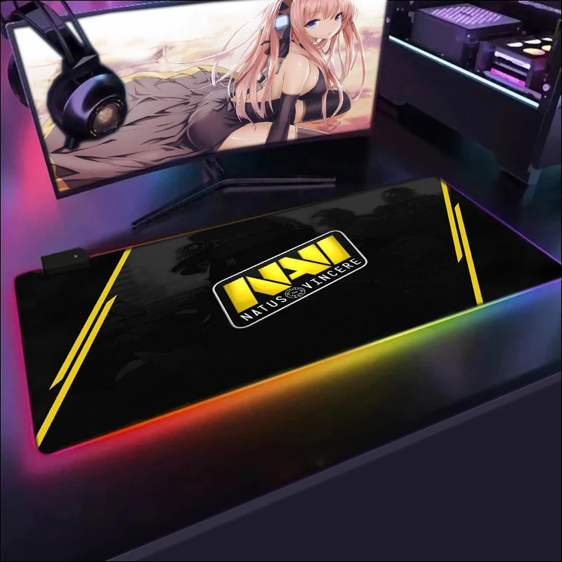 

Коврик для мыши Navi Natus Vincere с большой игровой клавиатурой Counter-Strike Navi, коврик XL для скоростной Геймерской Мыши Super Beast 90x40 см для CSGO