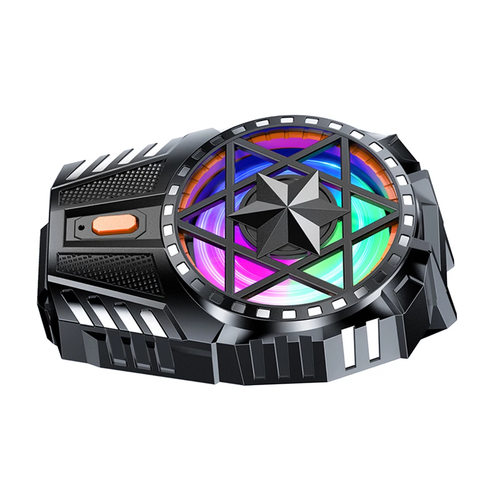 Przenośna chłodnica do gier na telefon komórkowy Zatrzaskowy wentylator chłodzący z 3-stopniową regulacją prędkości m...