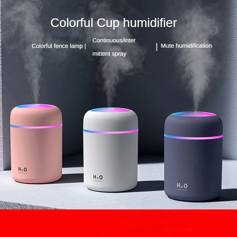 

Small Portable USB Hot Air Humidifier for Bedroom Desktop Use
