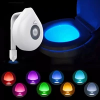 led toilet lamp 8 colours toilet bowl backlight motion sensor night light wc sensor light bathroom lamp light for children