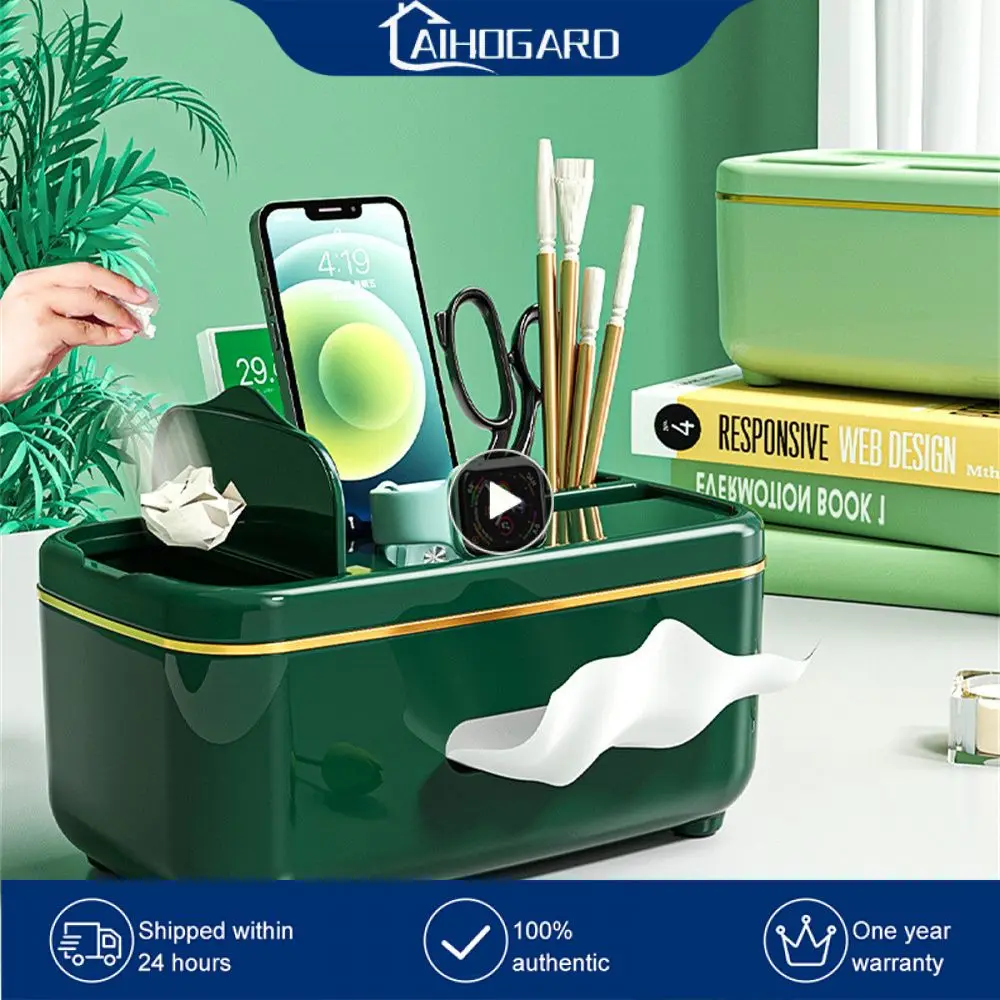 

Multifunctional Trash Bin Household Tissue Light Luxury And Simplicity Storage Box Home Storage Tissue Box Nordic Style