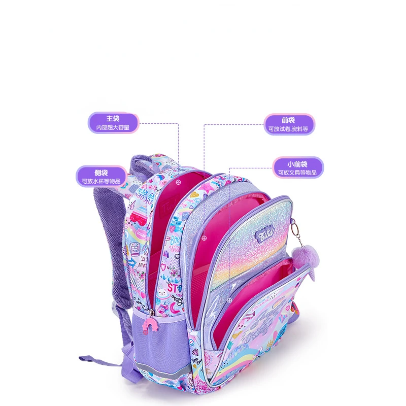Children School Bags for Girls Orthopedic Backpack Kids princess Backpack schoolbag Primary School backpack Kids Satchel mochila