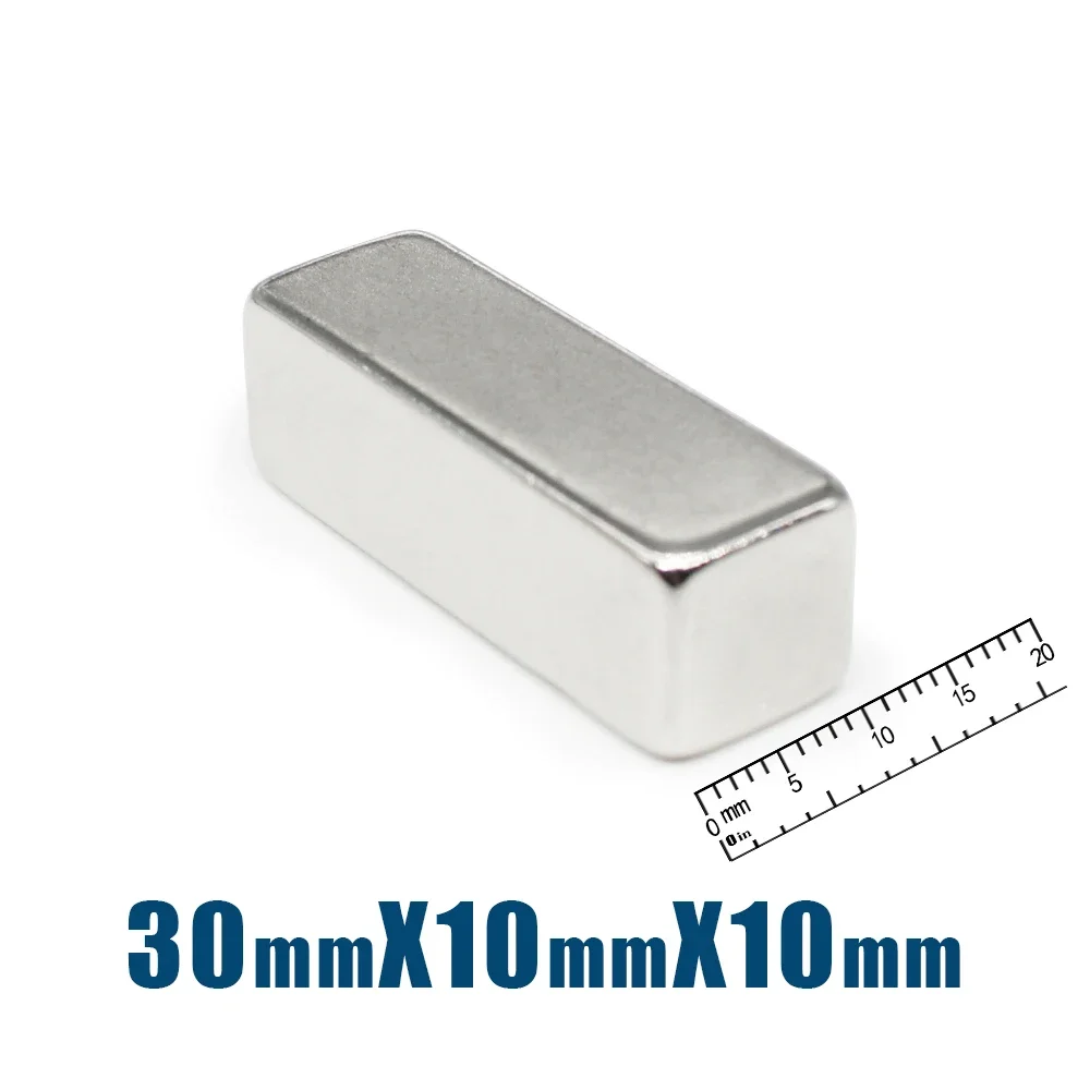 Мощный Неодимовый магнит N35 квадратный Магнит 30 х10х5 мм Блок редкоземельных
