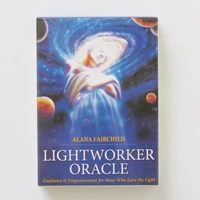 lightworker oracle cards 44 cards fate divination tarot card table game with online guidebook for adult children board game