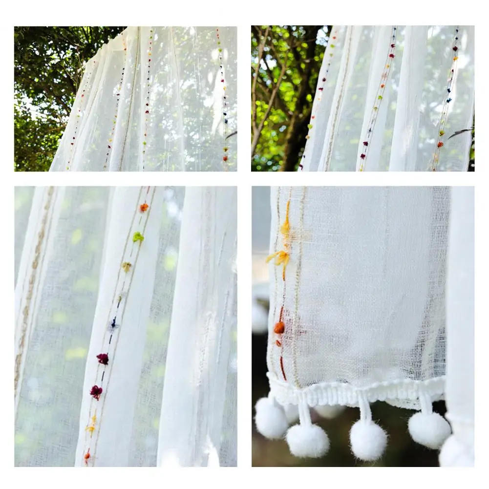 

Легкая в установке Красивая занавеска широко применяемая Тюль Освежающая оконная занавеска устойчивая к разрыву товары для дома