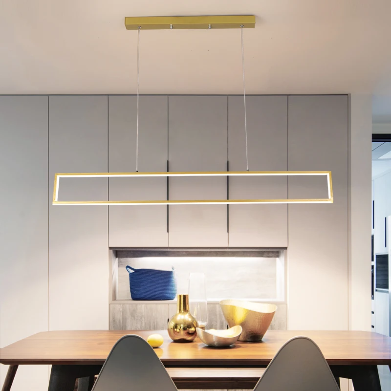 Минималистичная Люстра для ресторана Современная минималистисветильник лампа в