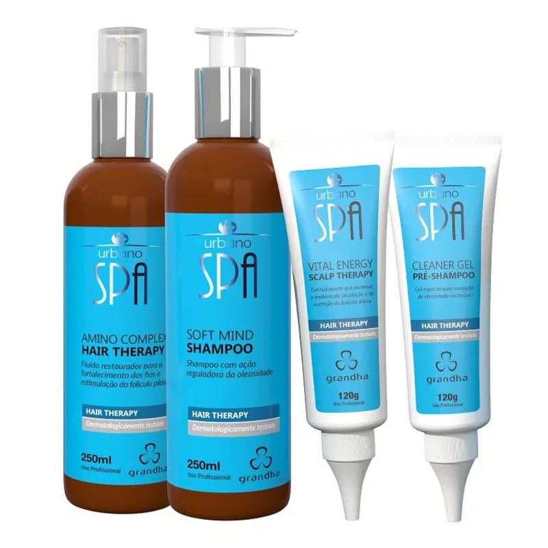 

Grandha Hair Therapy Kit 4 Produtos Urbano Spa Blue