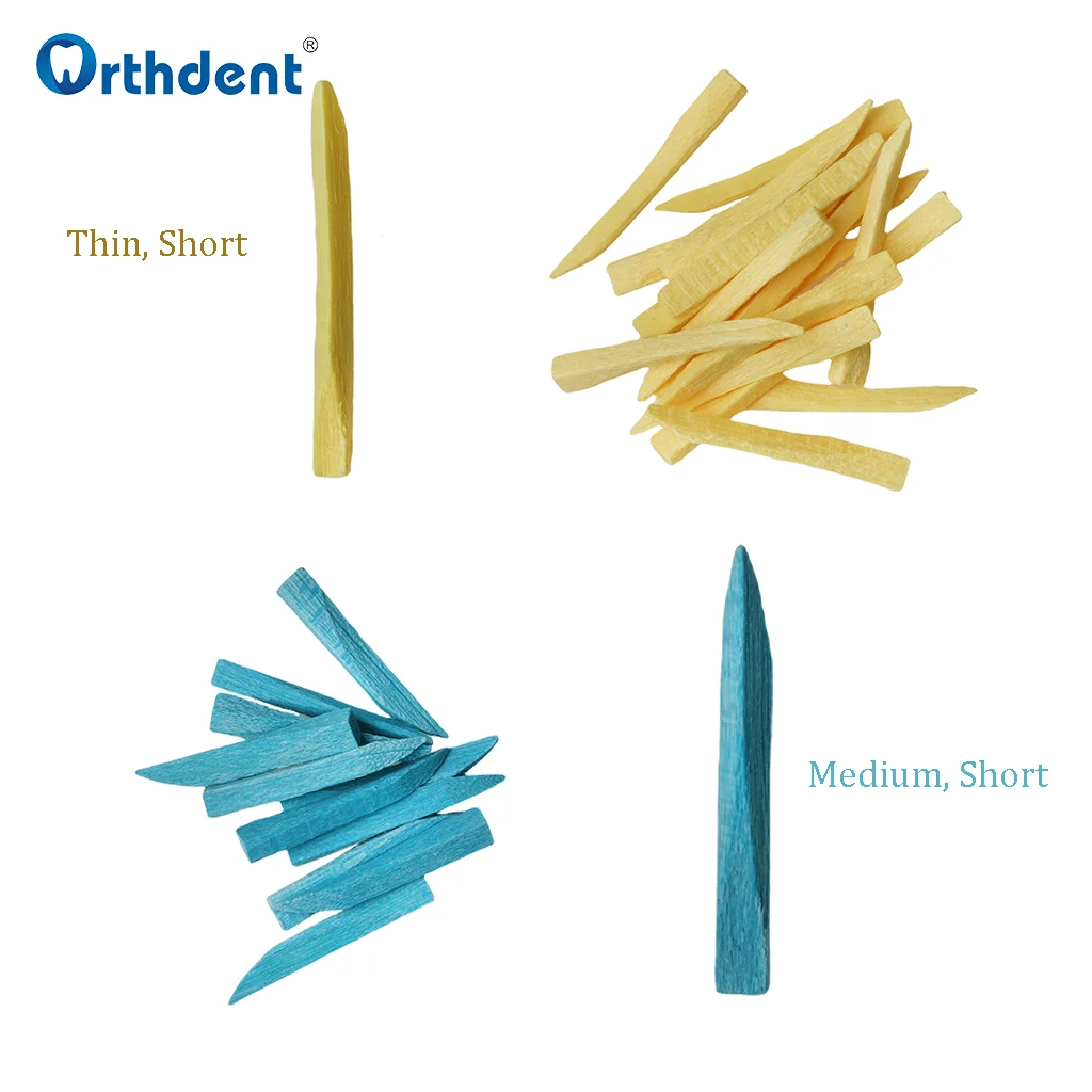400 шт./кор. стоматологические деревянные клинья клин для зазора между зубами