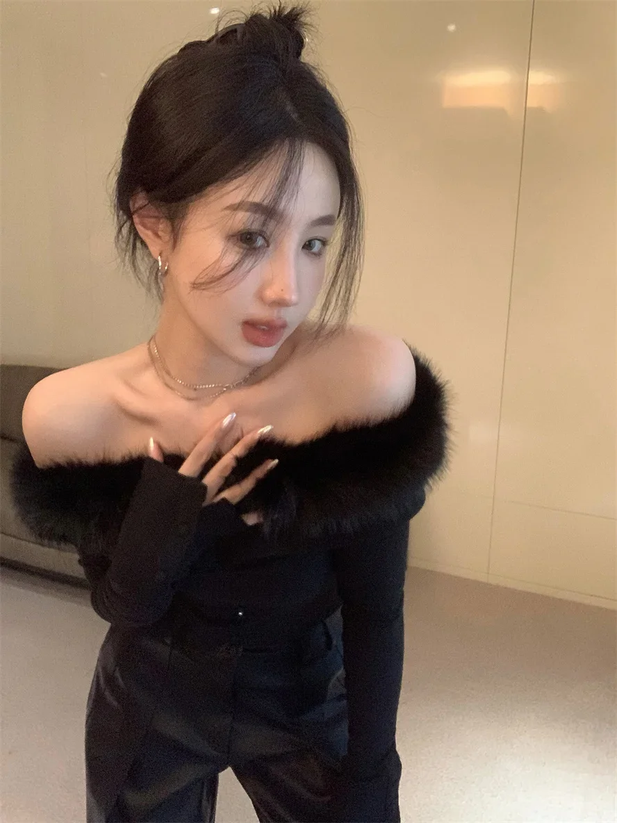 Женский свитер с длинными рукавами теплый мягкий кашемировый пуловер плюшевой