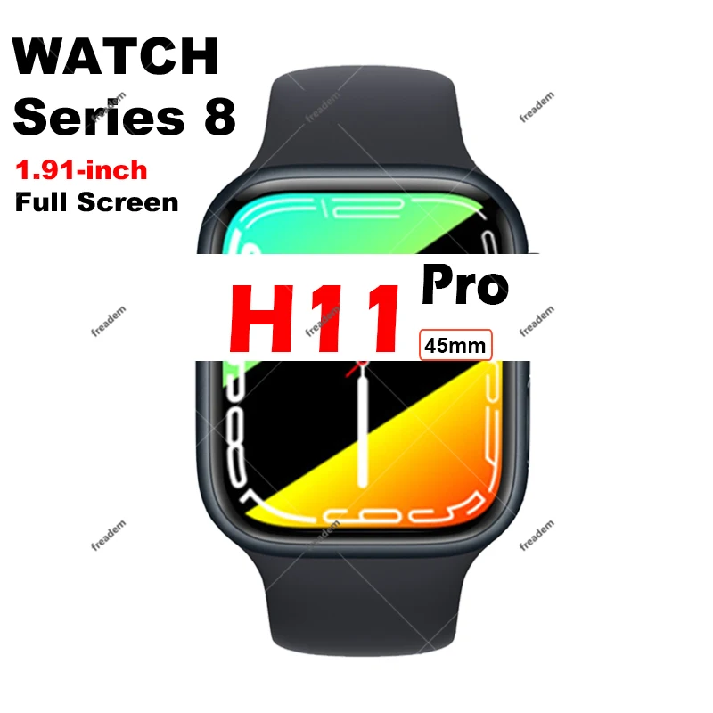 

IWO Watch Series 8 H11 Pro 1.9 Inch Full Screen Bluetooth Call NFC 173 Sport Modes GPS Tracker with Strap Lock Smart Watch