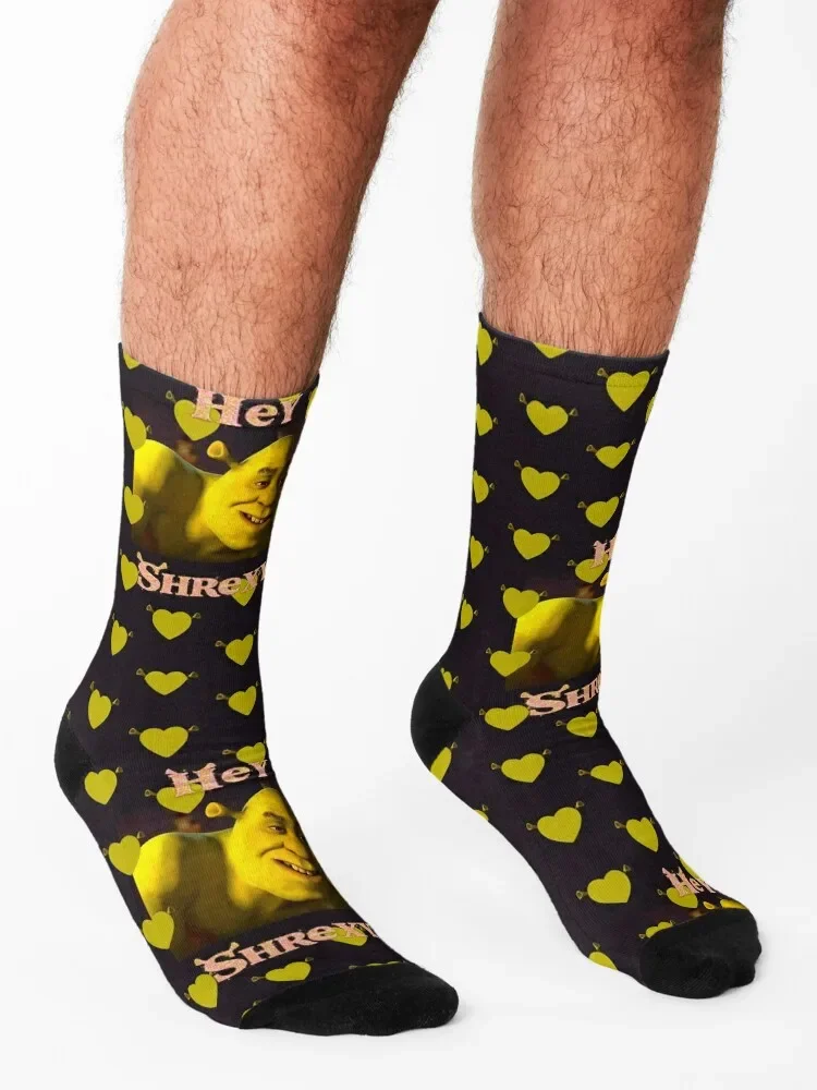 Носки Hey шрекси рождественские чулки носки с подогревом для мужчин и женщин