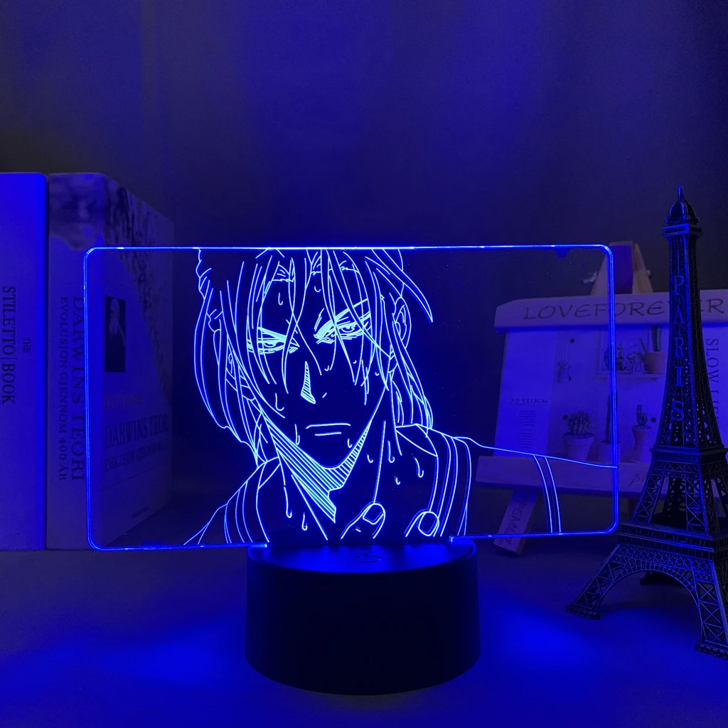 Светодиодная лампа в стиле Аниме Kuroko No Basuke atсуши мурасакибара для спальни