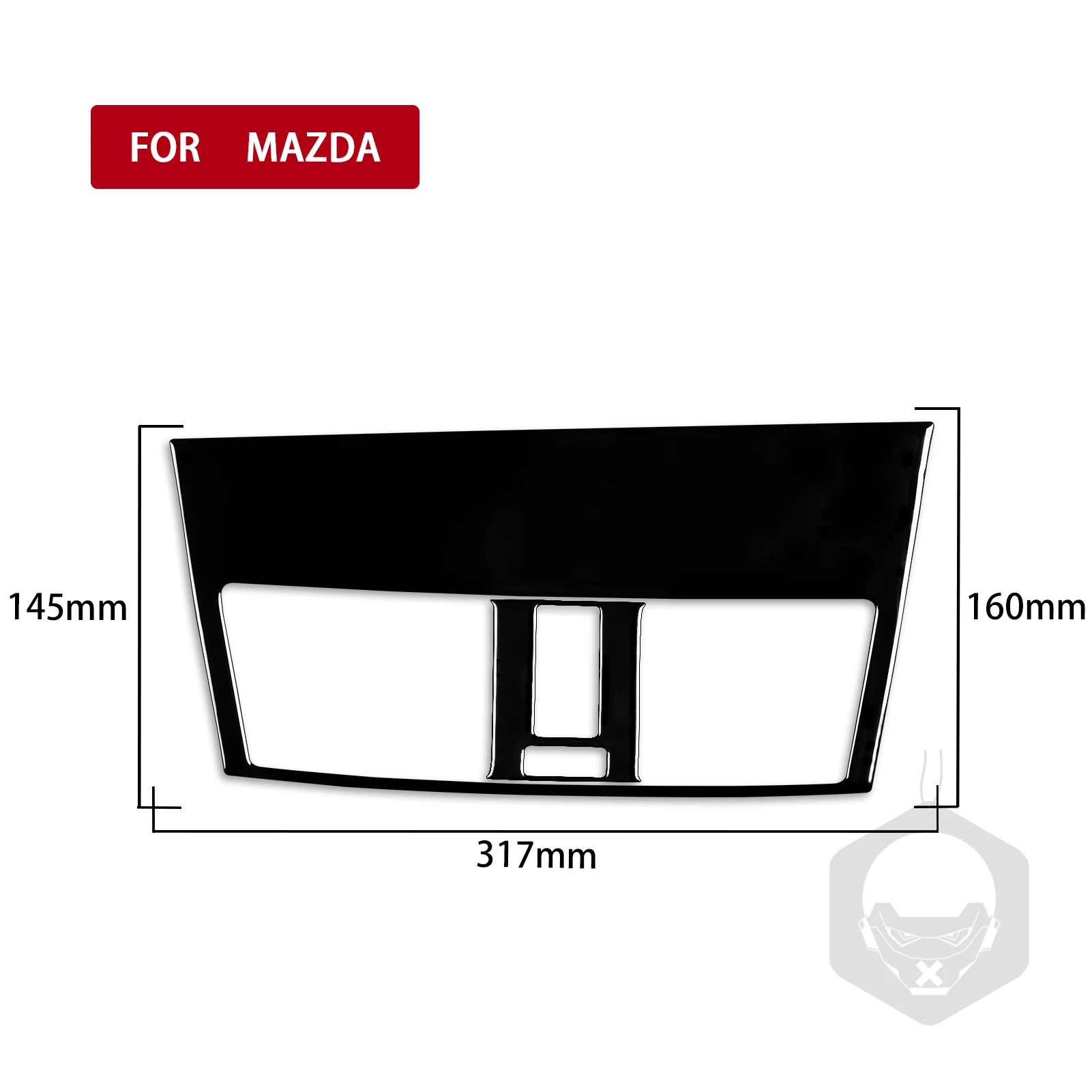 

Для Mazda 3 Axela 2010 2011 2012 2013 центральный воздуховод декоративная крышка наклейка Переводные пластиковые аксессуары для автомобиля