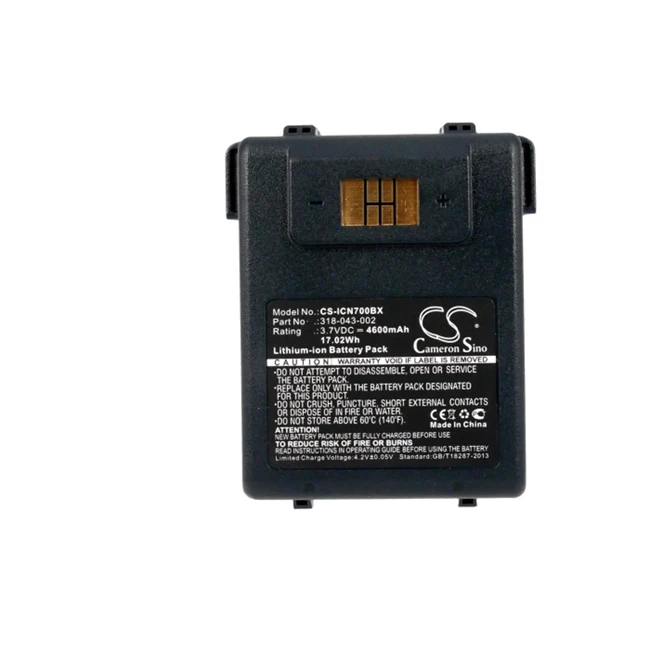 

Аккумулятор Cameron Sino 4600 мАч для Intermec CN70 CN70e CN75 CN75E 1000AB01 318-043-002 318-043-012 318-043-022