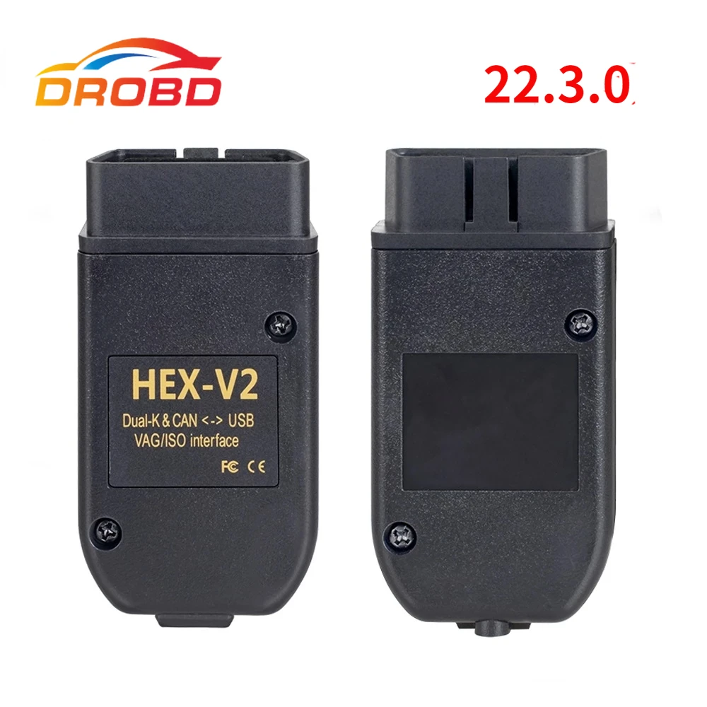 NIEMOGH VCDS HEX VAG Com Diagnostic Scan Tool Code reader HEX V2 Cable OBD2 Long coding Cable FOR VW AUDI Skoda Seat ATMEGA162