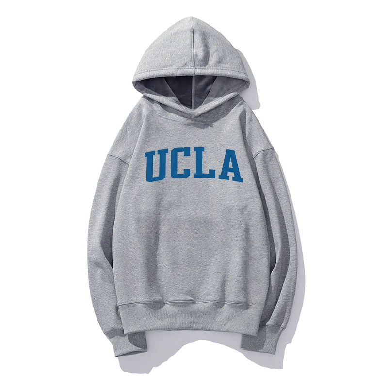 Новинка 2024 Детская толстовка Ucla из чистого хлопка на весну и осень джемпер с