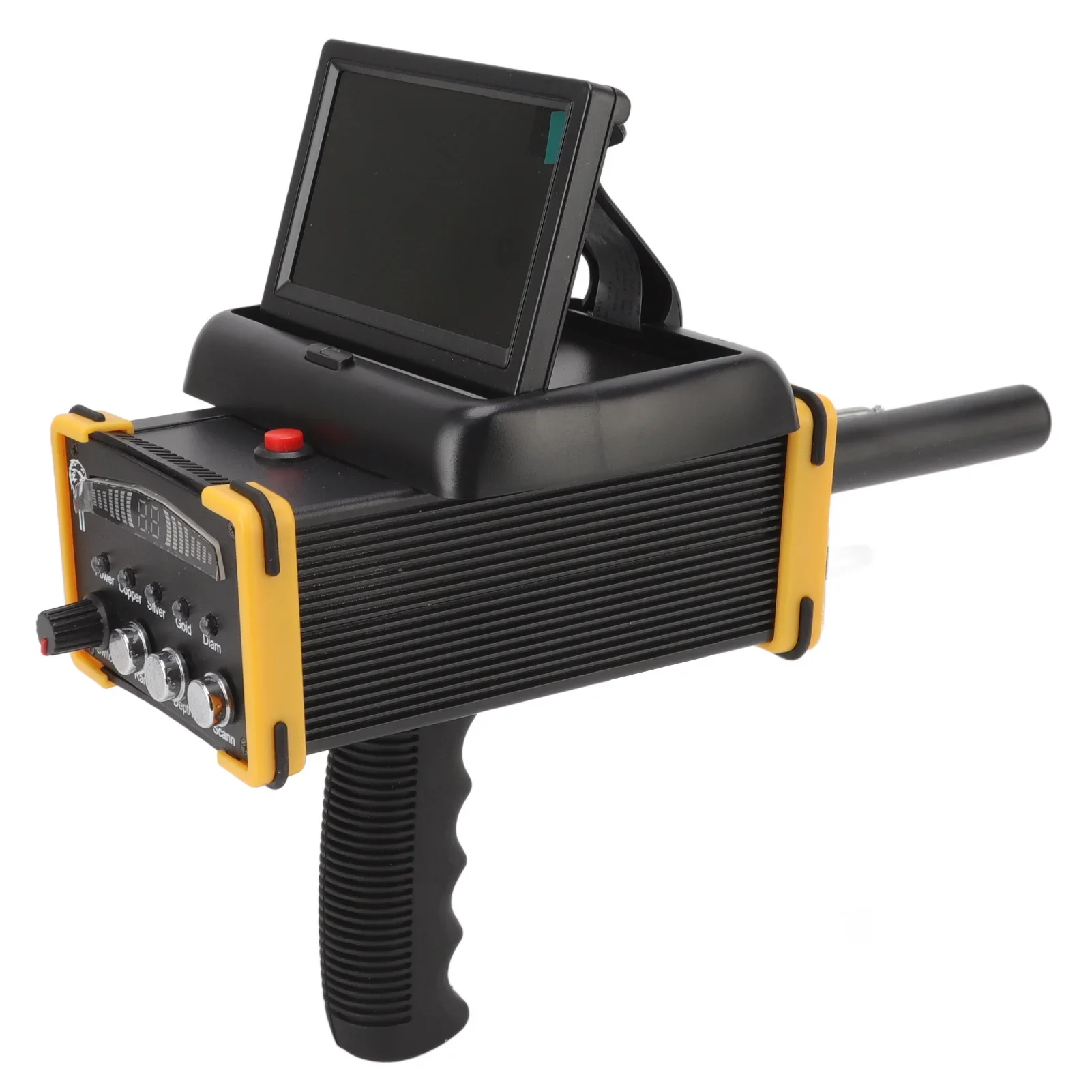 Металлоискатель GR9000 глубина 30 м складной экран детектор золота устройство для