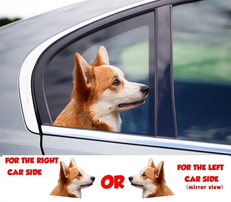 

Автомобильная Наклейка Red Corgi, Наклейка Red Corgi, рождественский подарок