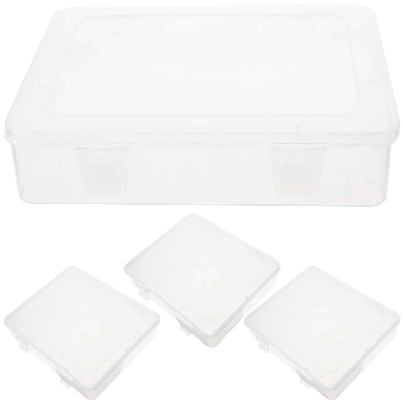 

Box Storage Case Clear Organizer Earring Beadplastic Holder Containers Lids Binsorganizing Tool Boxes Dividers Necklace