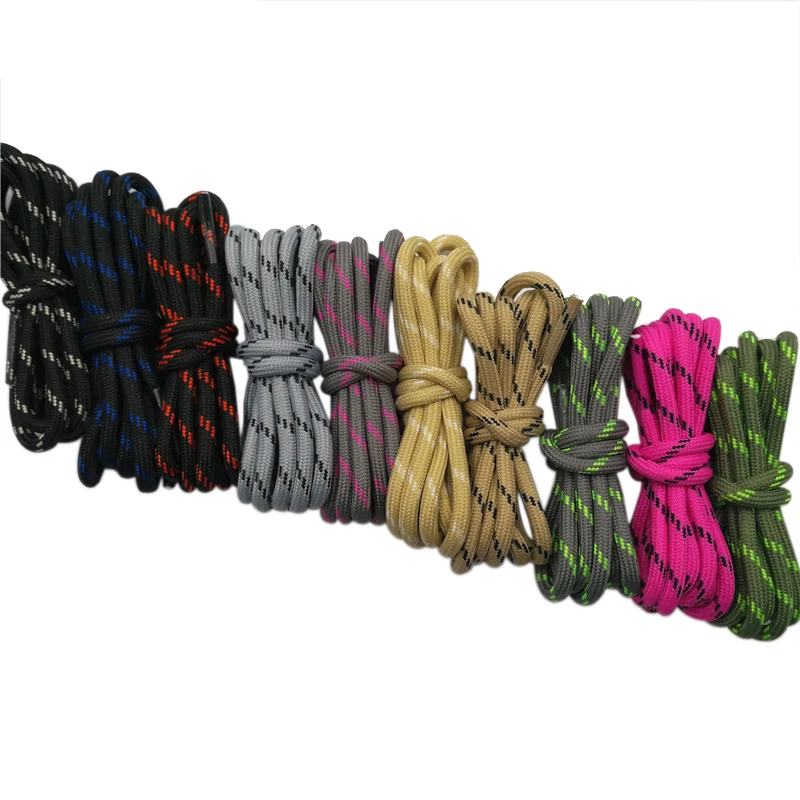 Coolstring Outdoor Round Rope Hiking Shoes Laces Striped Wea