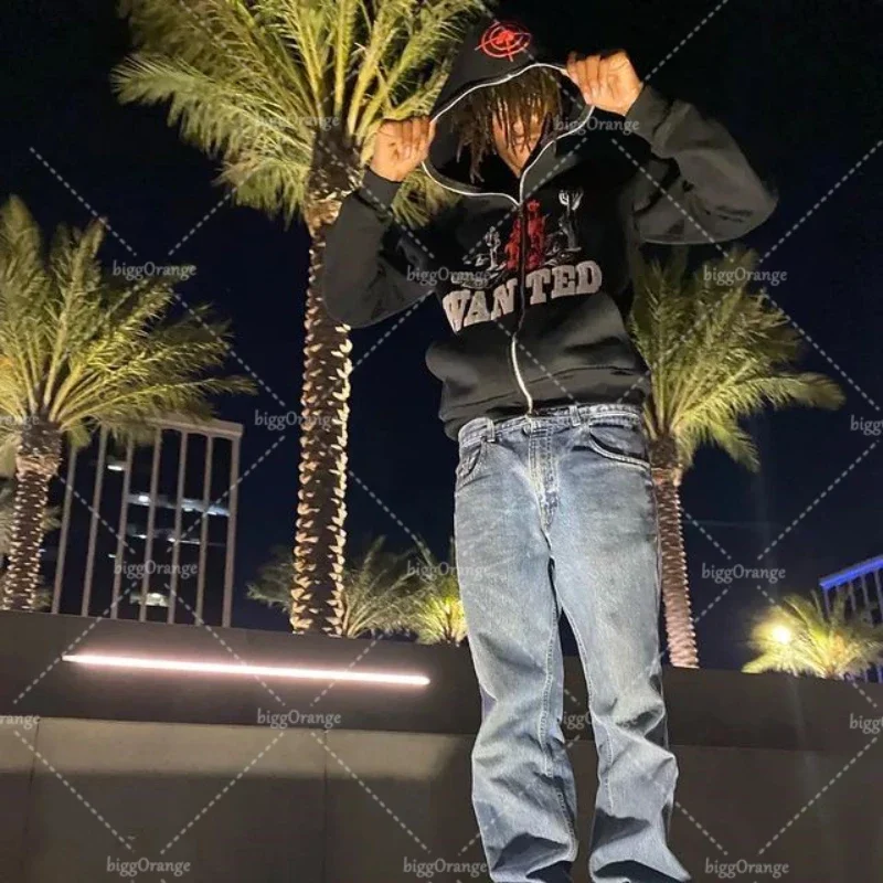 Женская винтажная толстовка на молнии с принтом повседневный Свободный Топ в