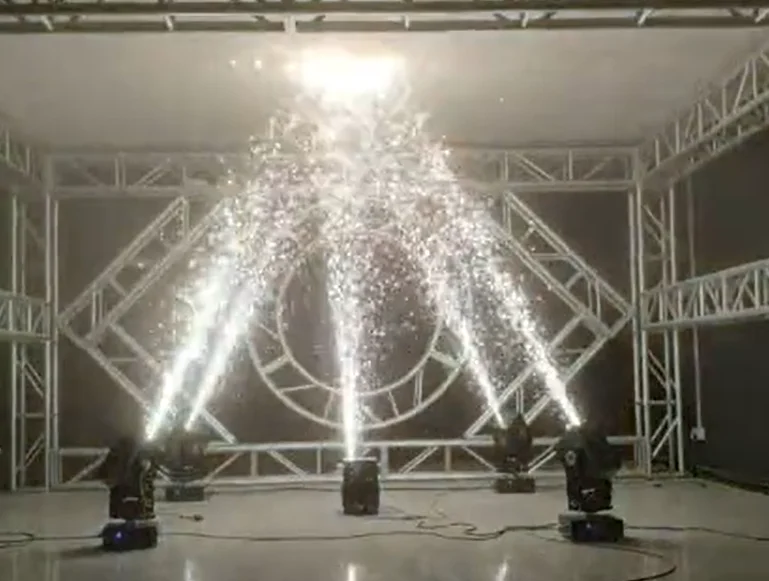 Внутренняя движущаяся головка фотоаппарат Свадебная сцена холодная сияющая