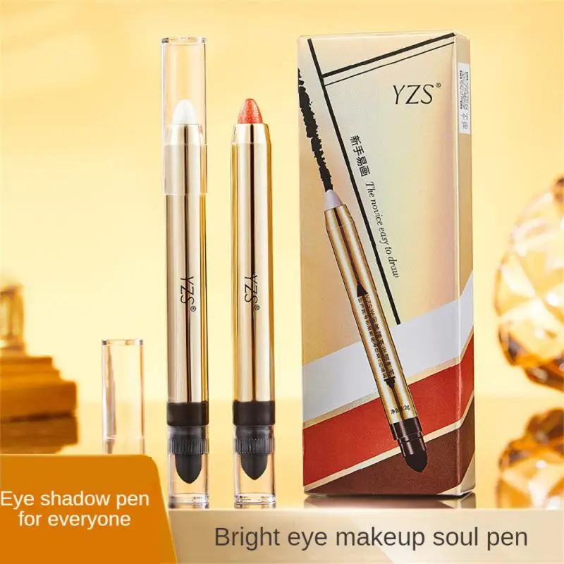 

YZS Eye Shadow Pen Double Head Eyeshadow Stick High-gloss Glitter Pearl Without Taking Off Makeup Beauty Cosmetics