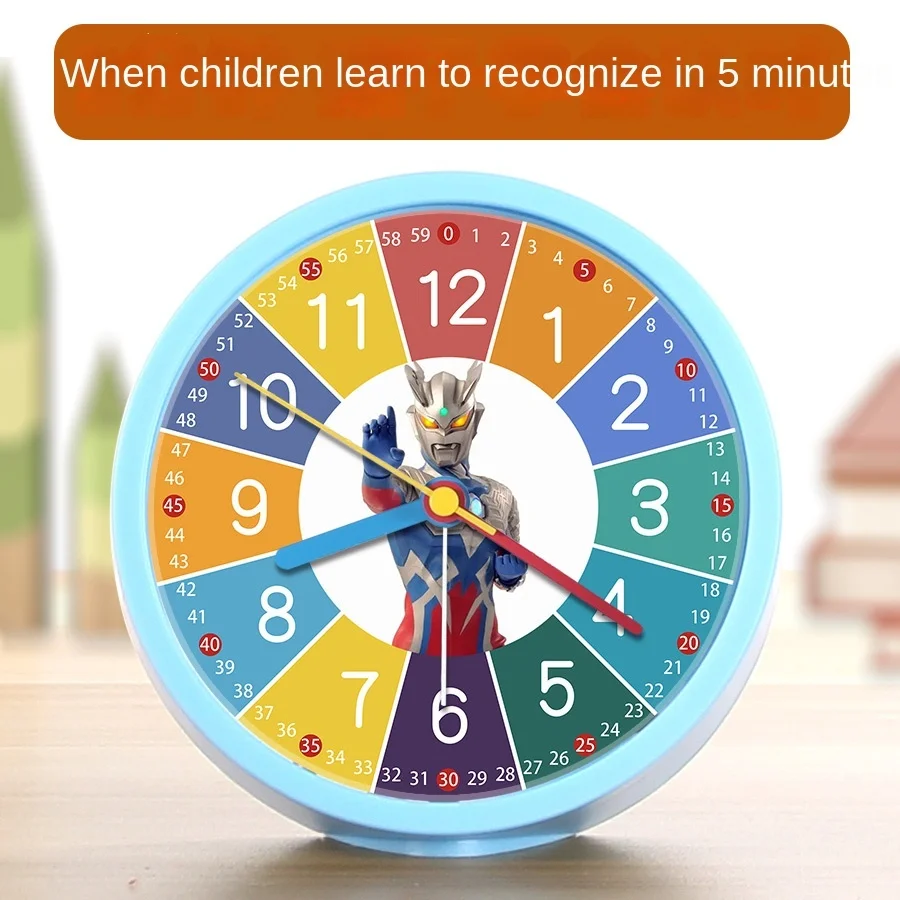 

Early childhood alarm clock mute boy get up artifact desktop alarm clock student dedicated bedside learning time recognition