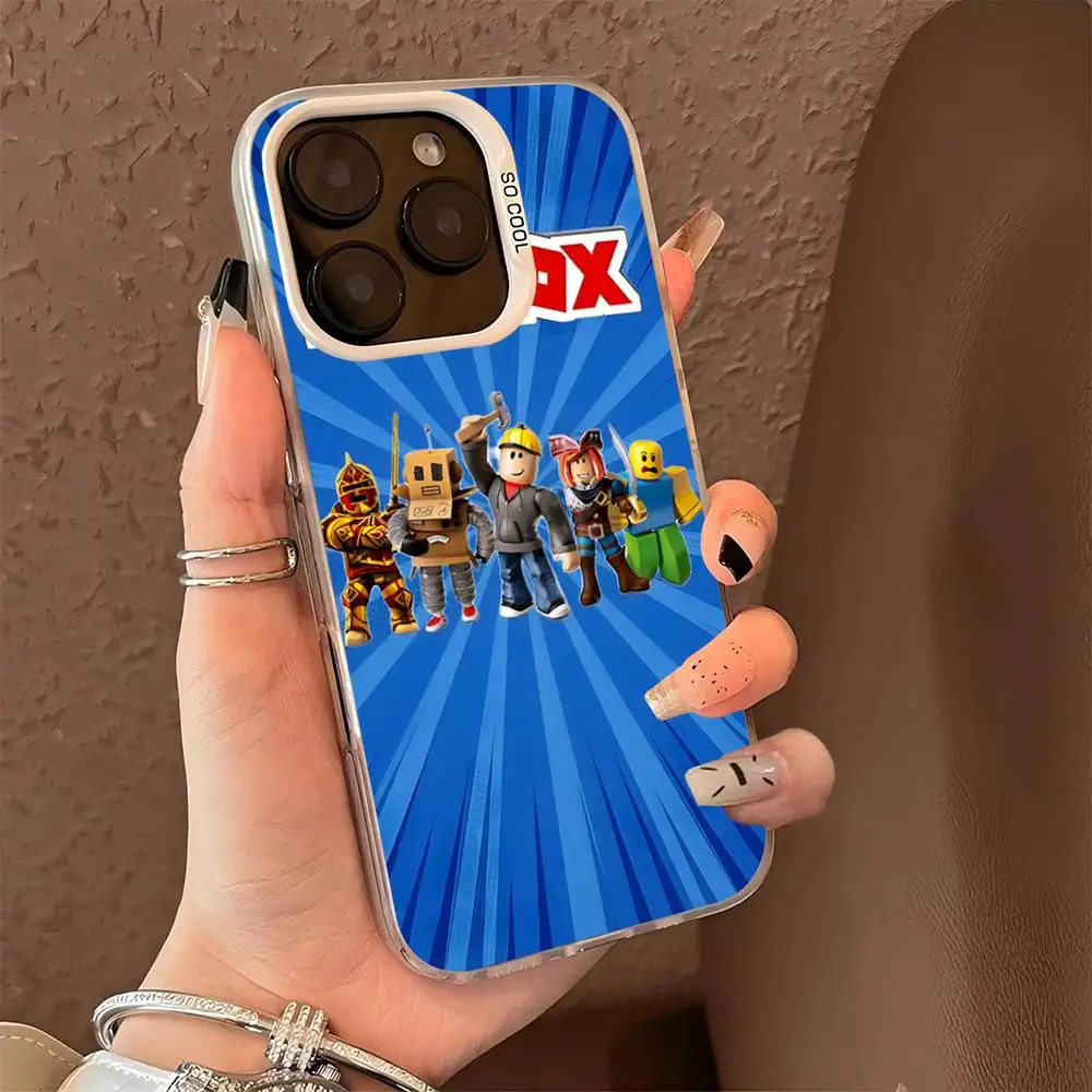 Фото Чехол для телефона Hot Game Robloxs для Samsung Galaxy A37 A57 A17 A07 A16 A06 A35 A55 A25 A05S A15 A56 A54 A36 A34 A24 A26 4G 5G №4