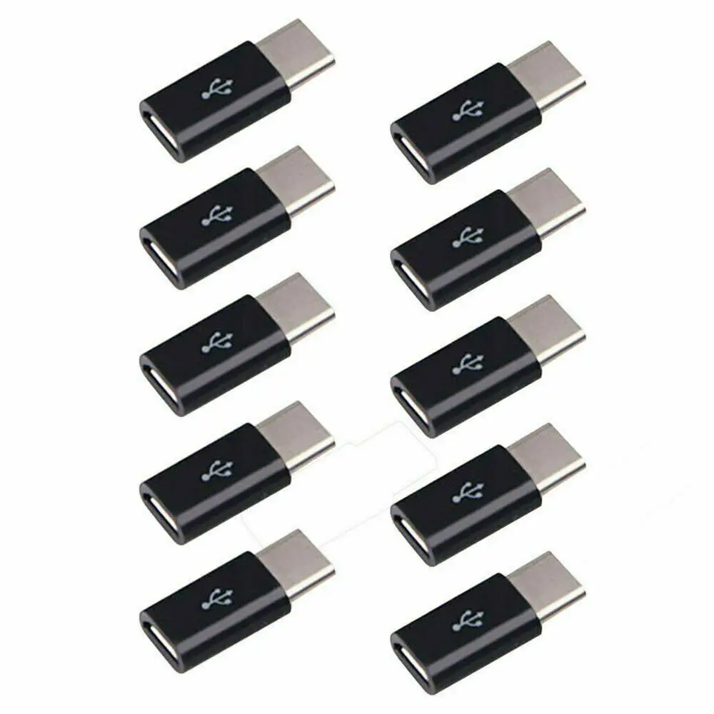 

10Pcs Micro USB Female To Type C Male Adapter for Xiaomi Mi 8 Redmi Note 7 Huawei P20 Lite Oneplus 6 Samsung S8