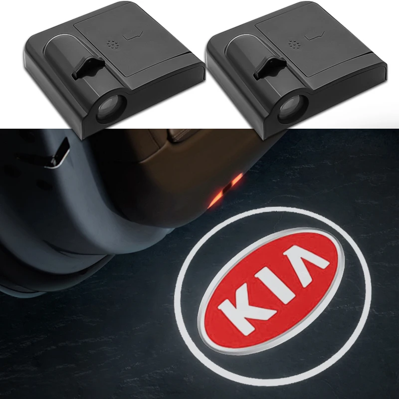 

1/2PCS LED Car Door Welcome Light Logo Projector Decoration For KIA Rio Ceed Sportage Sorento K2 K3 K4 K5 K6 Soul Sorento