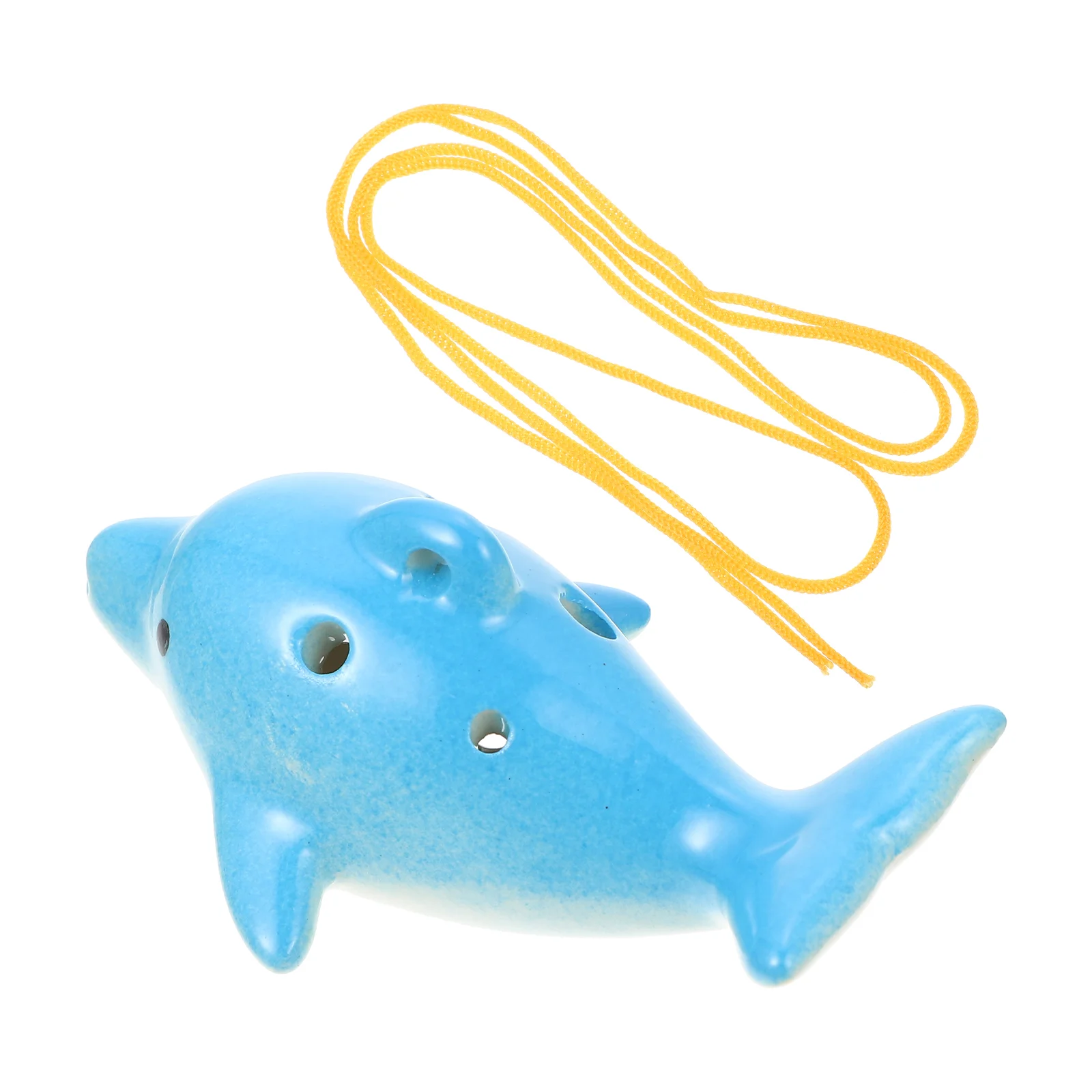 Exquisite Ceramic Ocarina Children 6-holes Ocarina Portable Beginner Ocarina