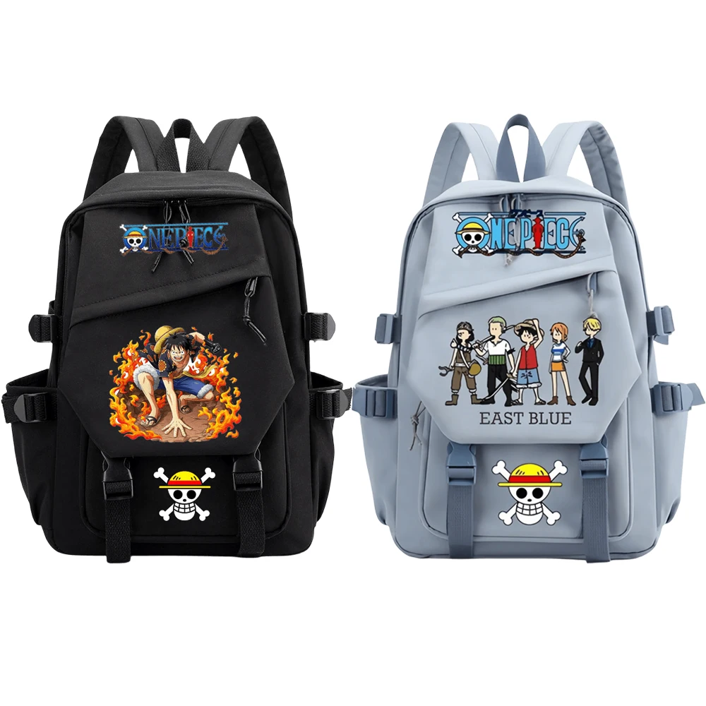 

Аниме цельный обезьянка D Luffy Roronoa Zoro мультяшный Большой Вместительный школьный рюкзак модный трендовый принт школьный рюкзак