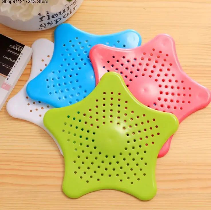 

Star Sewer Outfall Strainer Bathroom Sink Anti-blocking Floor Drain Kitchen Filter Gadget Bathroom Accessories CF-41