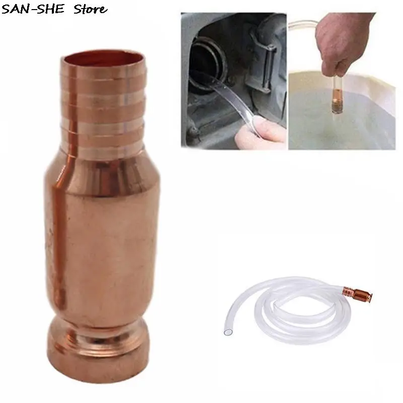 

Red Copper Siphon Filler Pipe Manual Pumping Oil Pipe Fittings Siphon Connector Gasoline Fuel Water Shaker Siphon Wholesale