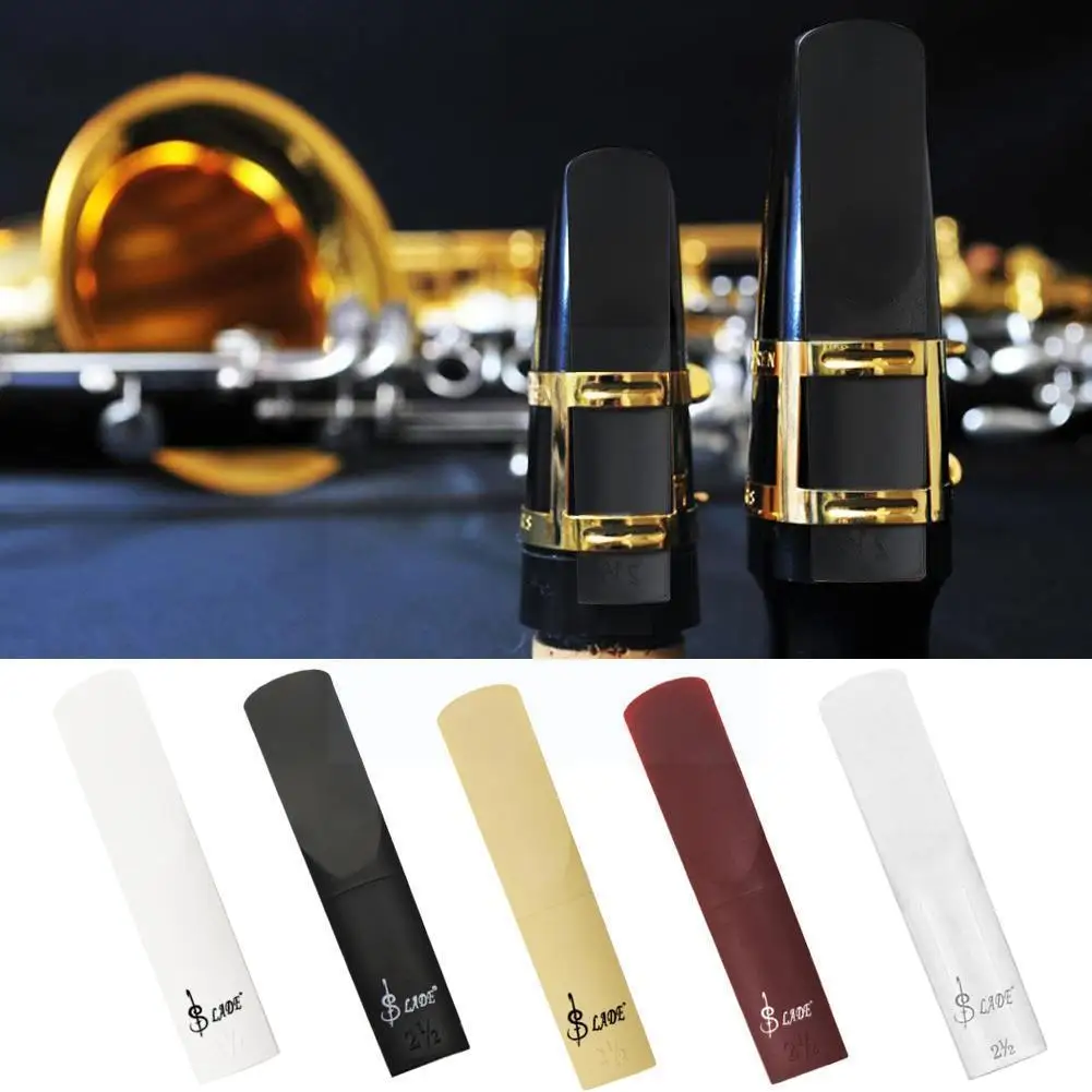 

Alto Saxophone Resin Reeds Strength 2.5 Sax Reed Musical Instrument Parts With Accessories Box G8y0