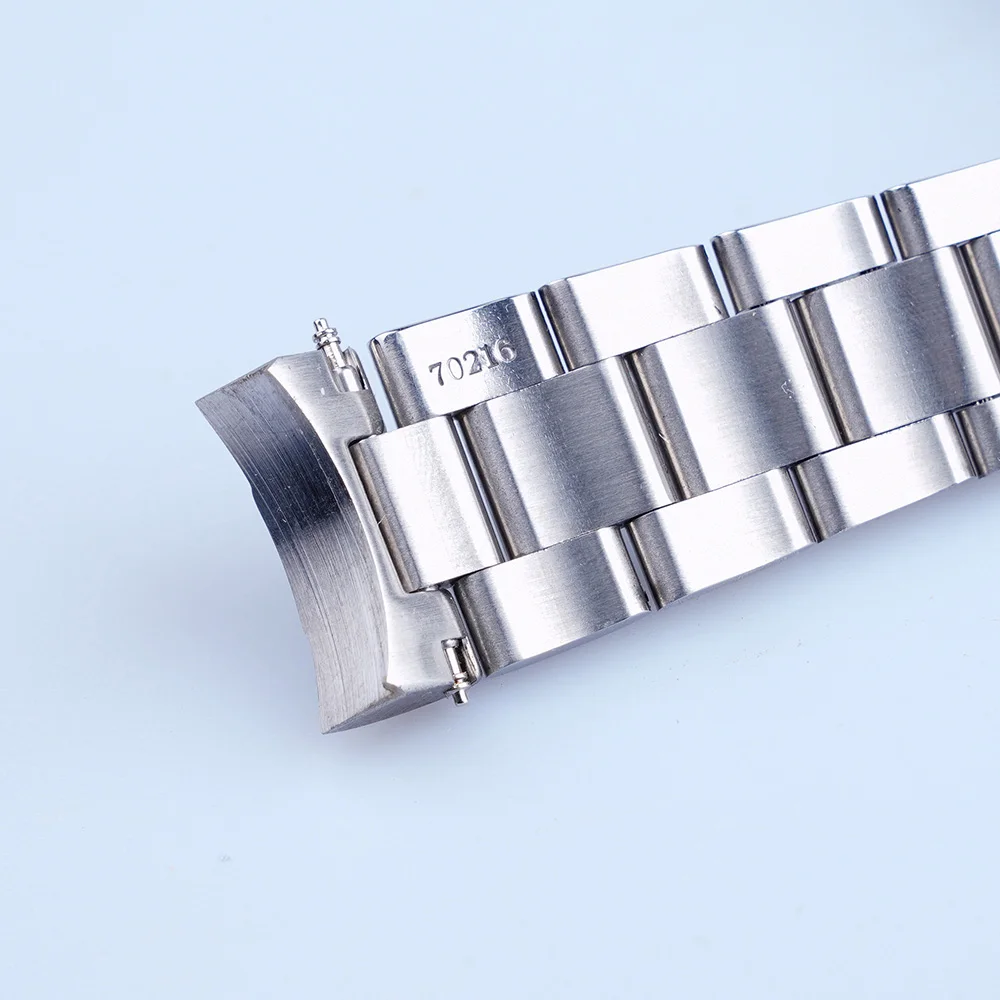 Rolamy 20mm 316L Stainless Steel Silver Watch Band Strap For Tudor Black Bay 58