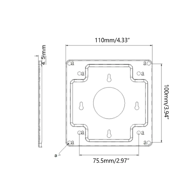 896F мини-хост Дисплей задняя крышка VESA монтажное крепление деталь для HTPC - купить