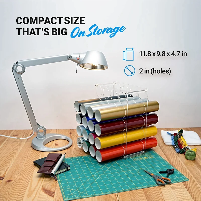 20 отверстий высокая емкость виниловая катушка съемная стойка для хранения