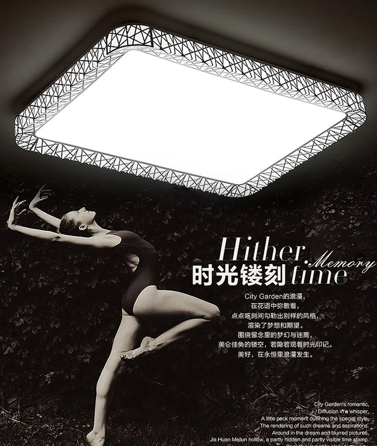 Светодиодная прямоугольная потолочная лампа Yuduo по специальной цене птичье