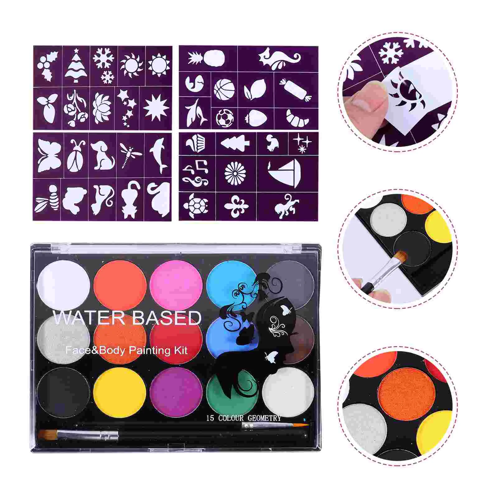 

1 Set Body Body Painting Pigments Based Oil Painting