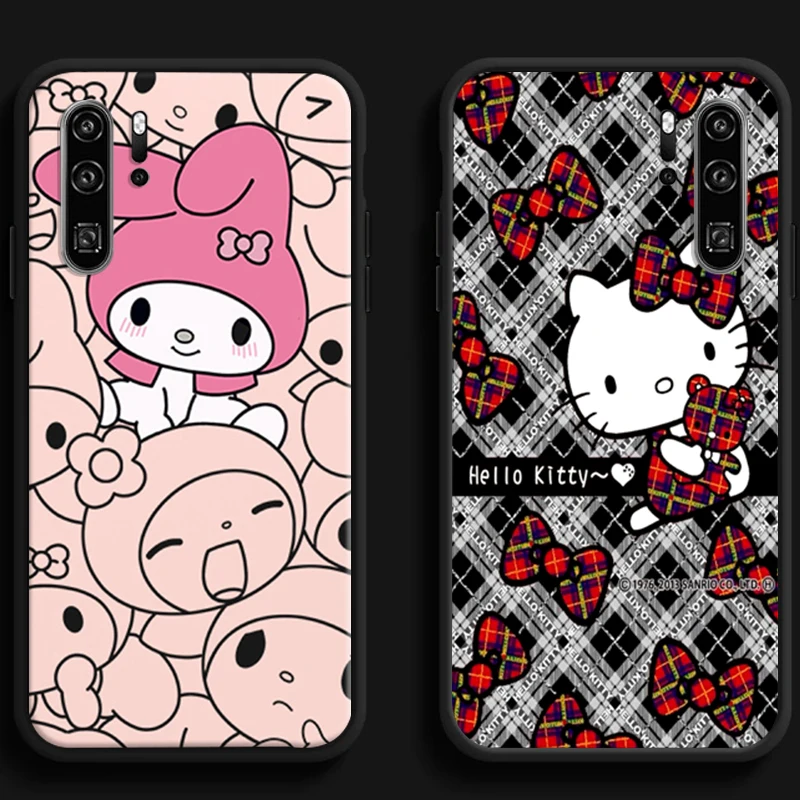 

Hello Kitty 2022 Phone Cases For Huawei Honor Y6 Y7 2019 Y9 2018 Y9 Prime 2019 Y9 2019 Y9A Soft TPU Coque Funda Back Cover