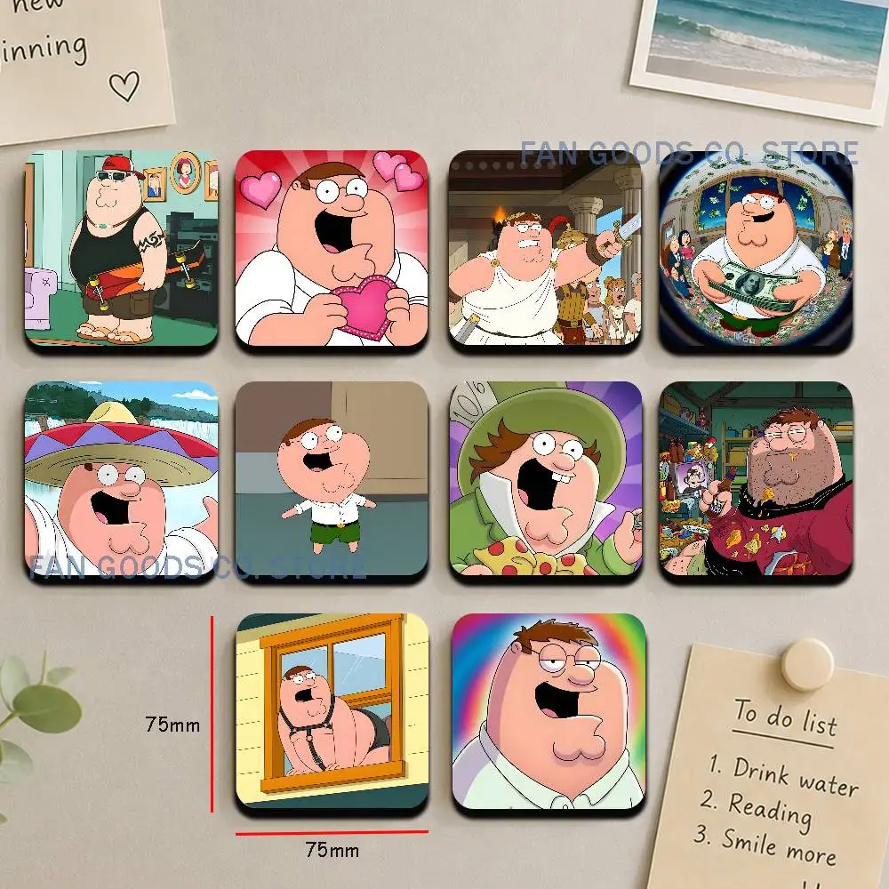Фото Магнит на холодильник с сублимационной печатью Guy P-Peter Griffin: милые мультяшные аниме-магниты, персонализированные сублимационные изделия для кухни №1