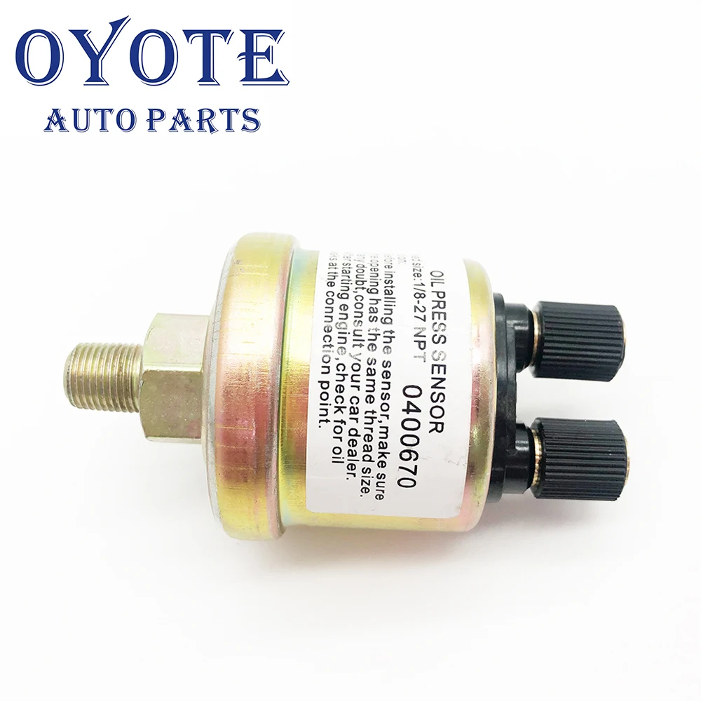 

OYOTE Engine Oil Pressure Sensor 0-10 Bar 1/8NPT 0-150 Psi